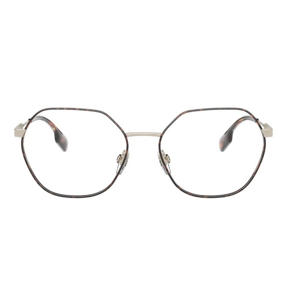 Burberry B1350 1312 Gold Round Square Eyeglass Frames - Picture 2 of 10